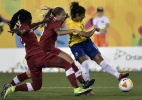 Brasil vence mais uma e pega o México na semifinal do futebol feminino - AFP PHOTO / OMAR TORRES 