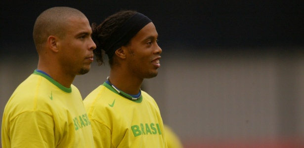 Segundo Martial, Ronaldo e Ronaldinho (foto) despertaram nele a vontade de jogar - Eduardo Knapp/Folha Imagem