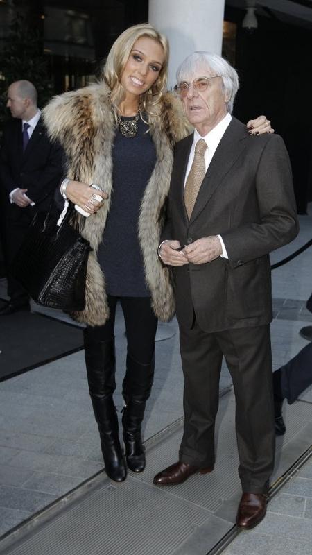 Petra Ecclestone e o pai Bernie Ecclestone - Reuters