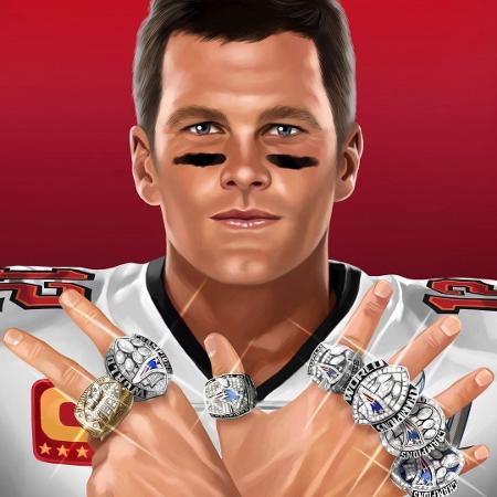 Tom Brady tem sete anéis de campeão do Super Bowl - Reprodução/Instagram