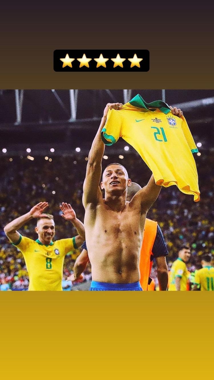 Richardson celebra la victoria de la selección brasileña - Instagram - Instagram