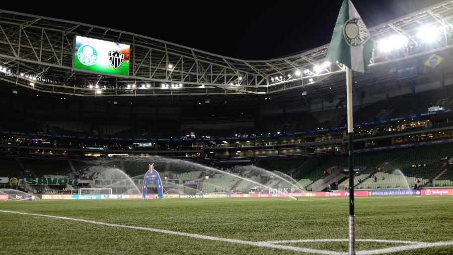 Allianz Parque, estádio do Palmeiras, em partida noturna - Ettore Chiereguini/AGIF