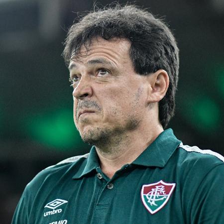 Fernando Diniz, técnico do Fluminense, no duelo contra o Fortaleza, pelo Campeonato Brasileiro - Thiago Ribeiro/AGIF