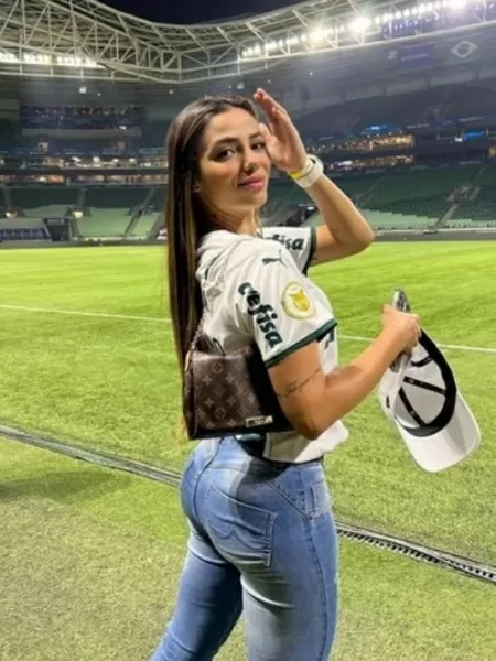 Keyt Alves fala sobre noivado com jogador do Palmeiras: 'Tentamos