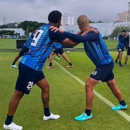 Jogadores do Água Santa treinaram no CT Joaquim Grava - Reprodução