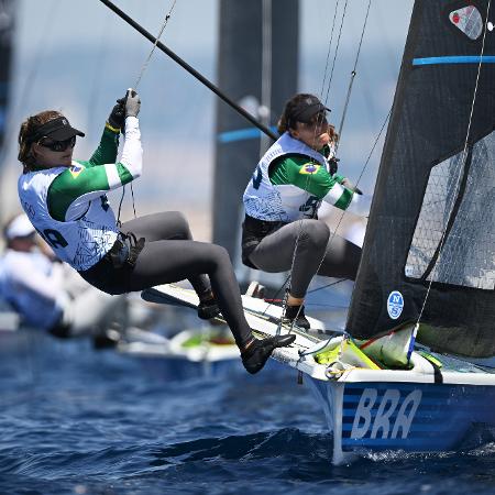 Martine Grael e Kahena Kunze nas Olimpíadas de Paris 2024