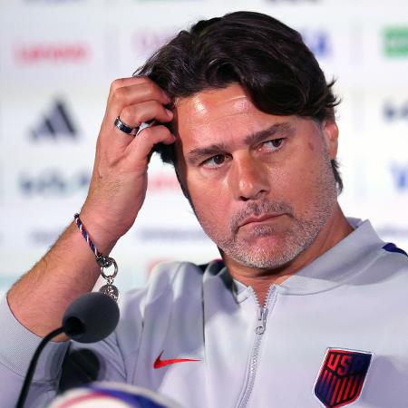 Mauricio Pochettino, técnico dos Estados Unidos, em entrevista coletiva