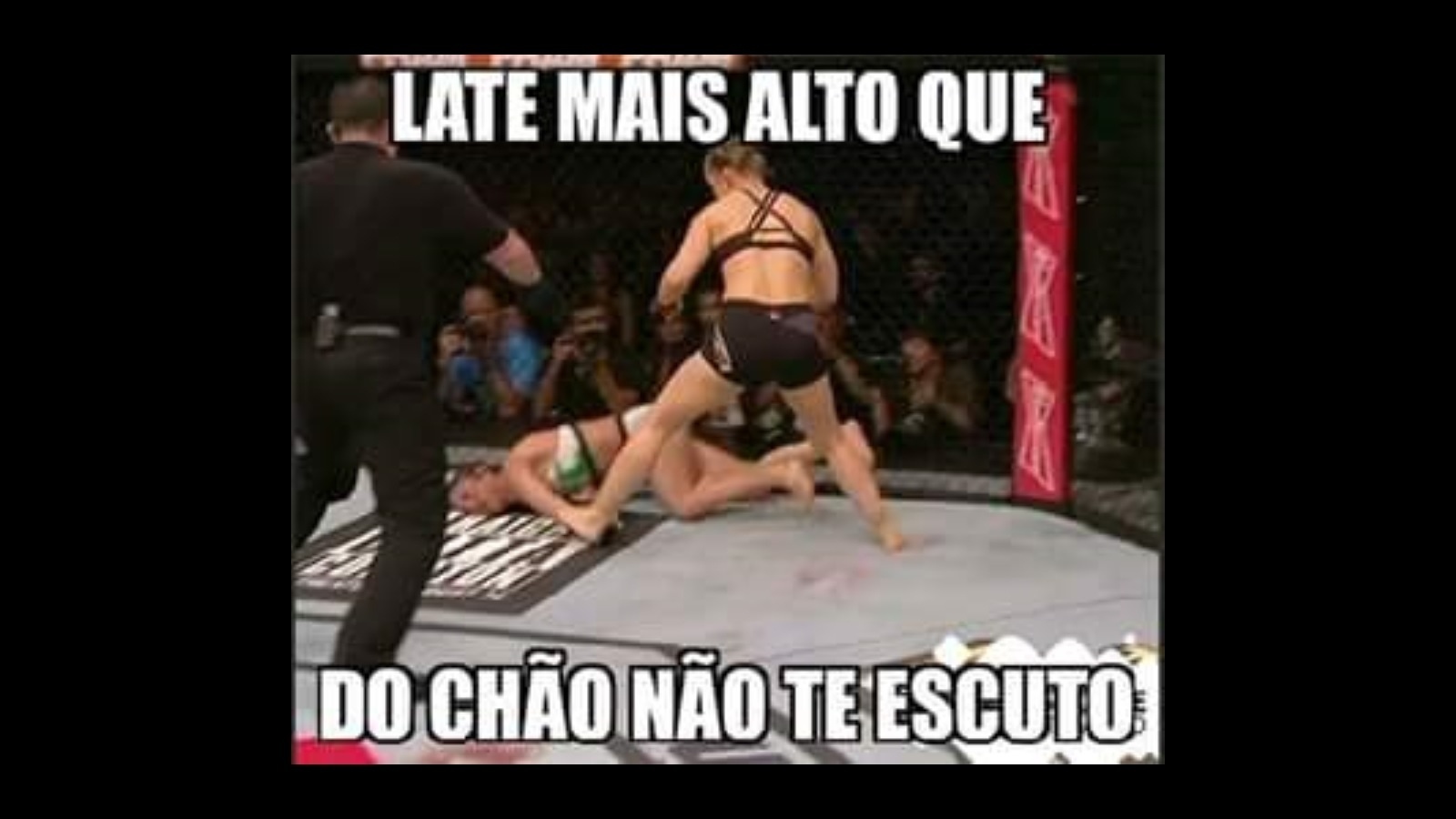 Torcedores fazem piadas na Internet com a vitória de Ronda Rousey sobre Bethe Correia - Reprodução