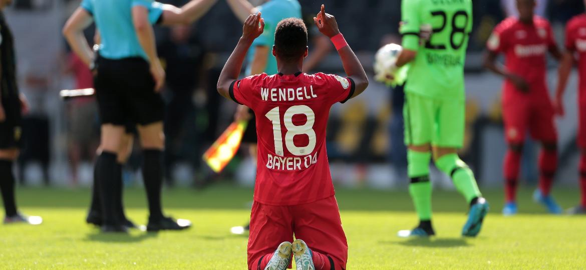 Wendell, durante jogo do Bayer Leverkusen - TF-Images/Getty Images