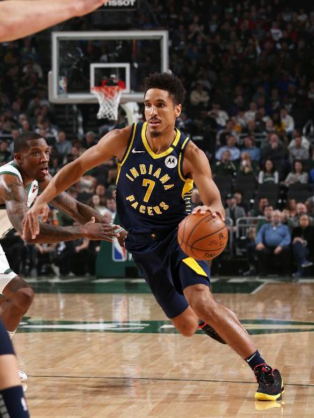 Malcolm Brogdon, do Indiana Pacers - Gary Dineen/NBAE via Getty Images