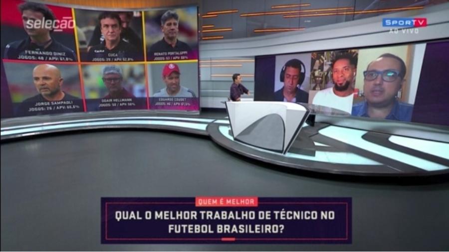 Comentaristas do SporTV elegem Diniz como melhor técnico do Brasileirão - Reprodução/SporTV