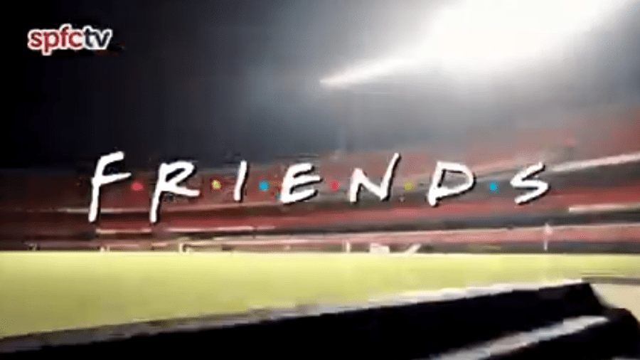 Versão do São Paulo da série Friends - Reprodução/Twitter