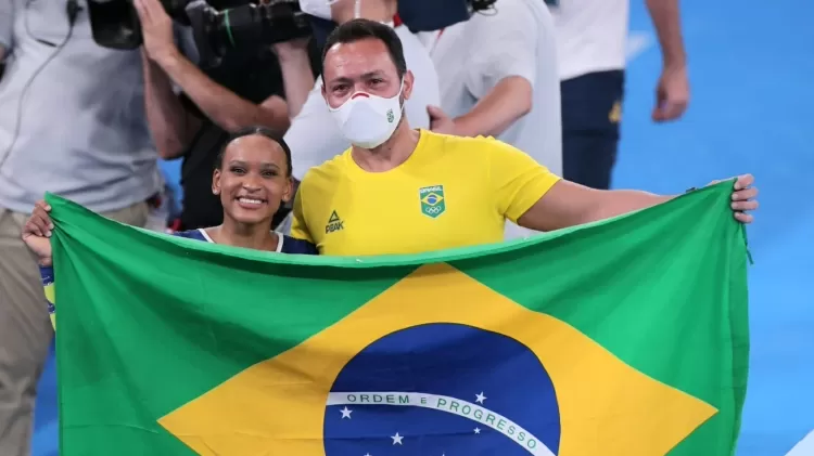 Rebeca Andrade faturou primeira medalha olímpica da ginástica feminina do Brasil. Foto: Ricardo Bufolin/CBG - Ricardo Bufolin/CBG