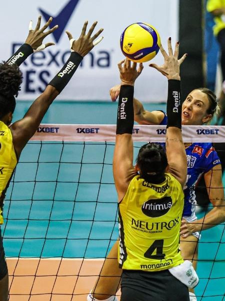 Minas e Praia Clube na final da Superliga feminina em abril - Wander Roberto/Inovafoto/CBV