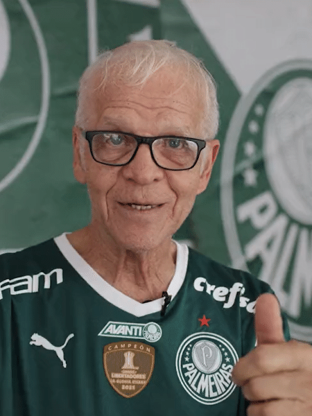 Ademir da Guia, ídolo do Palmeiras. - Reprodução/TV Palmeiras