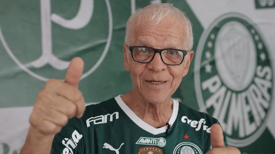 Ademir da Guia, ídolo do Palmeiras. - Reprodução/TV Palmeiras