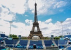 Estádio da Torre Eiffel: veja como é arena do vôlei de praia em Paris-2024 - Reprodução/X/Paris 2024