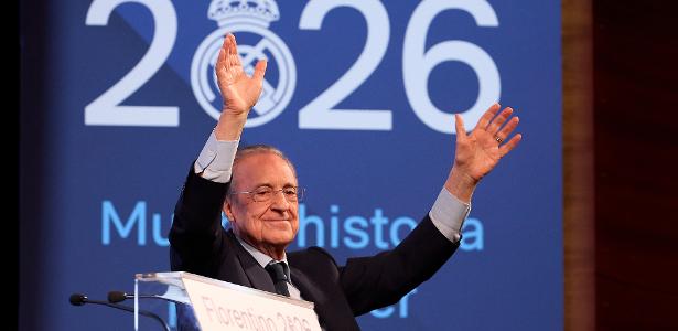 Florentino Pérez é reeleito presidente do Real Madrid