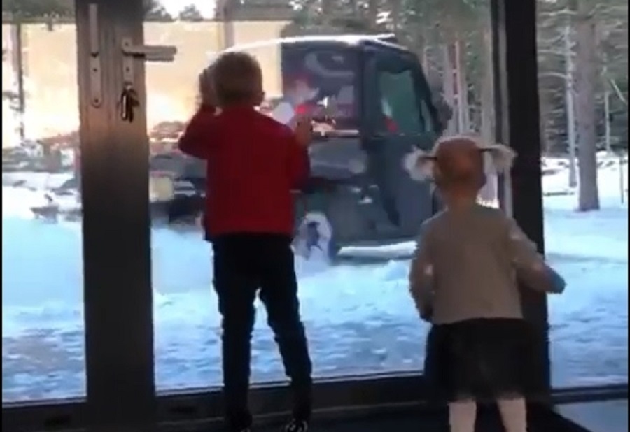 Kimi Raikkonen filhos Natal - Reprodução