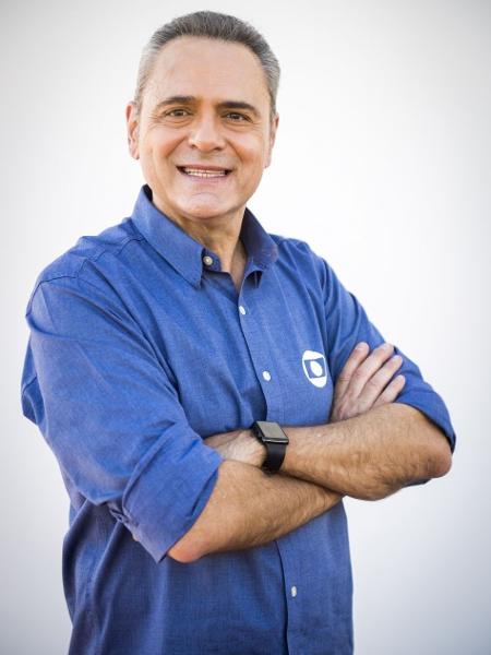 Luis Roberto, narrador da TV Globo - Divulgação