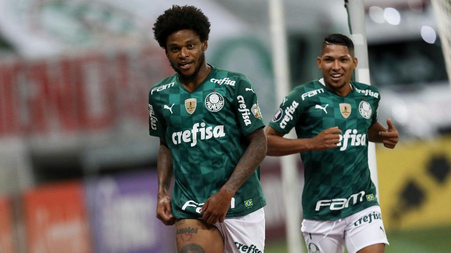 Luiz Adriano faz o segundo do Palmeiras contra o Del Valle, na Libertadores - Divulgação/Conmebol