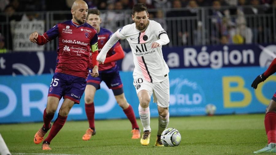 Messi, do PSG, na partida contra o Clermont - Twitter/PSG