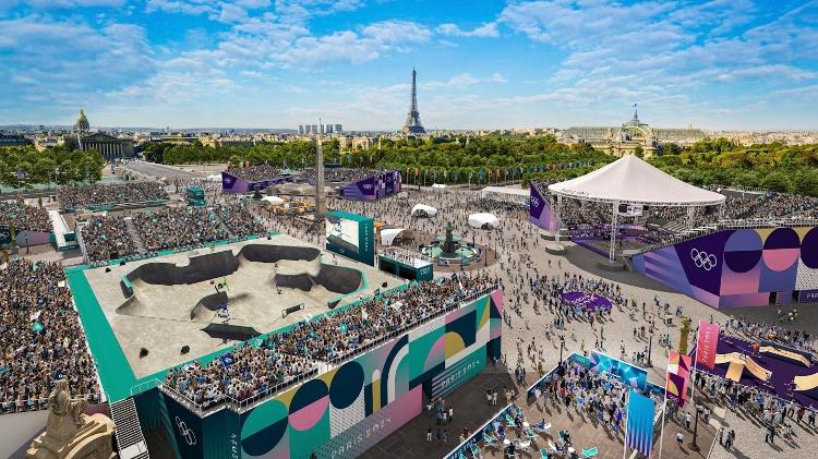 Praça da Concórdia receberá competições em Paris 