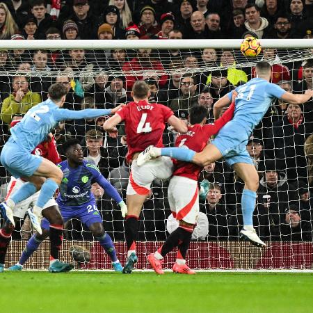 Manchester United recebeu o Nottingham Forest pelo Campeonato Inglês - Oli Scarff/AFP