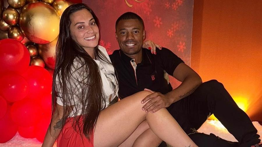 Nicolás de la Cruz, jogador do Flamengo, e a esposa Vanesa Britos Nicolás de la Cruz, jogador do Flamengo, e a esposa Vanesa Britos