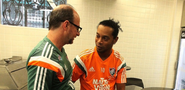 Filé tratou Ronaldinho nos tempos em que o meia defendeu o Fluminense - Fluminense FC/Flickr/Divulgação