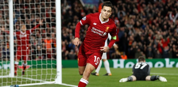 Philippe Coutinho comandou o baile do Liverpool sobre o Spartak Moscou - Carl Recine/Reuters