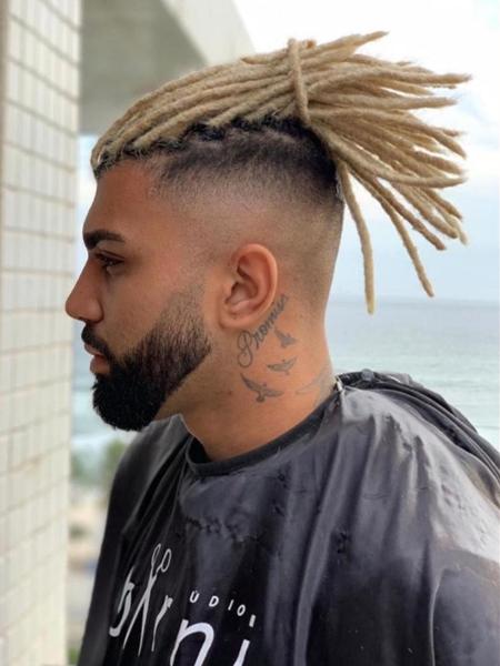 Após título, Gabigol adota novo visual e surge com dreads - Reprodução/Instagram