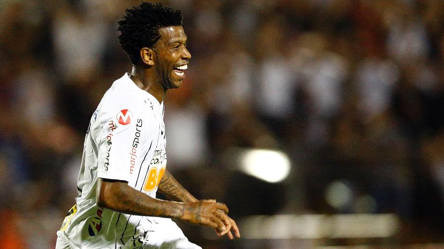 Gil comemora o gol do Corinthians na partida contra o Novorizontino - Thiago Calil/Agif
