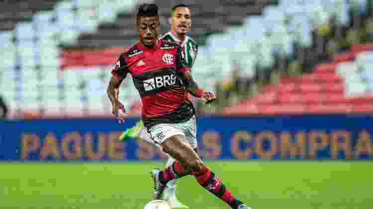 Atacante Bruno Henrique, do Flamengo, na decisão do Carioca 2020 contra o Fluminense - Marcelo Cortes/Flamengo - Marcelo Cortes/Flamengo