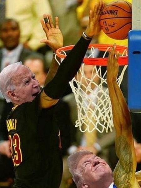 LeBron James comemora vitória de Biden nas eleições com meme - Reprodução