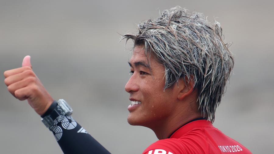 Kanoa Igarashi venceu Gabriel Medina em bateria polêmica nas Olimpíadas de Tóquio 2020 - REUTERS/Lisi Niesner