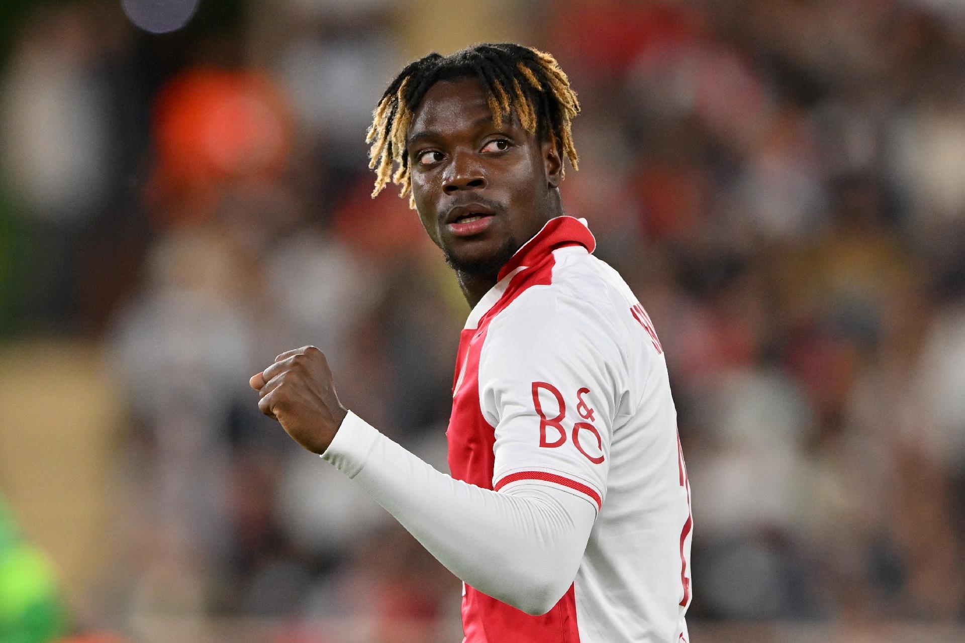 George Ilenikhena, autor do segundo gol do Monaco contra o Barcelona (Foto: Chris Ricco - UEFA/UEFA via Getty Images)