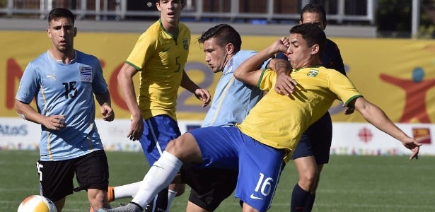 Brasil e Uruguai fizeram semifinal travada no futebol masculino do Pan