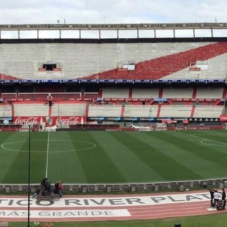 No sábado (14), River Plate e Atlético Tucumán se negaram a disputar uma partida da Copa da Surperliga Argentina no Monumental de Nuñez  - Pedro Ivo Almeida/UOL