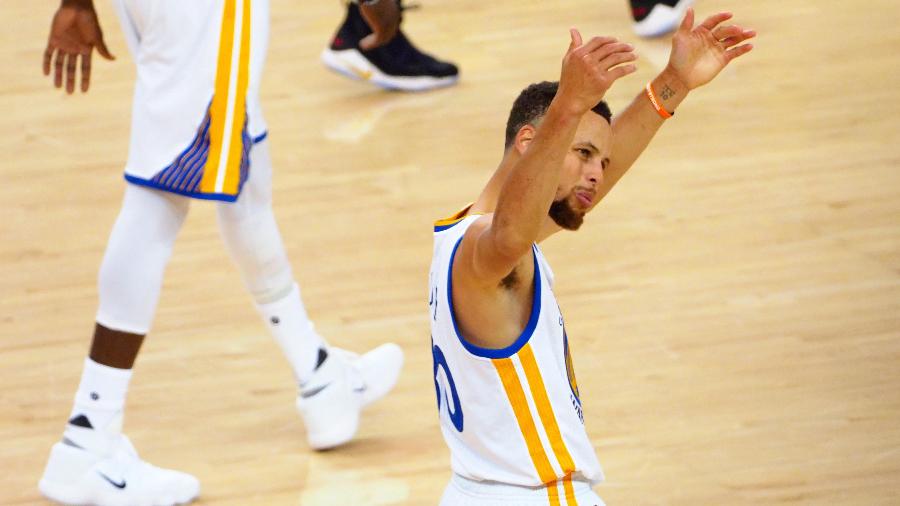 Stephen Curry é um dos principais jogadores do Golden State Warriors - Kelley L Cox/USA TODAY Sports