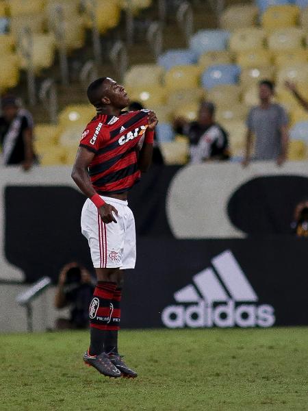 Vinícius Júnior pelo Flamengo em 2018