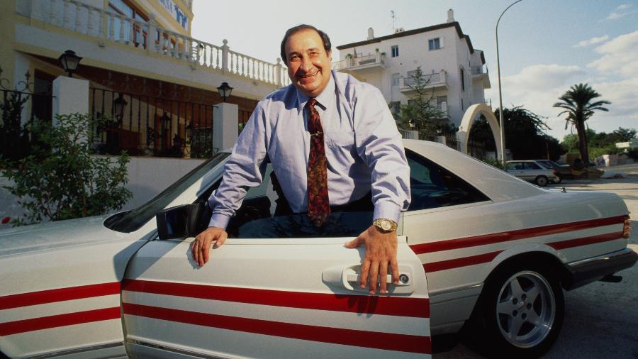 Jesús Gil y Gil foi presidente do Atlético de Madri entre 1987 e 2003; na década de 1980, sonhou alto com a Fórmula 1 - Tom Stoddart/Getty Images