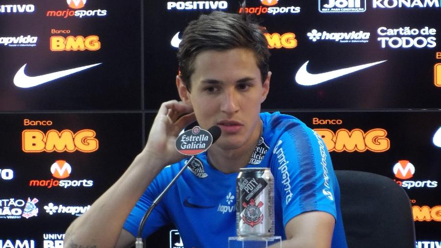 Meia de 21 anos deve ser titular na partida de sábado, às 17h, na Arena Corinthians - Gabriel Carneiro/UOL