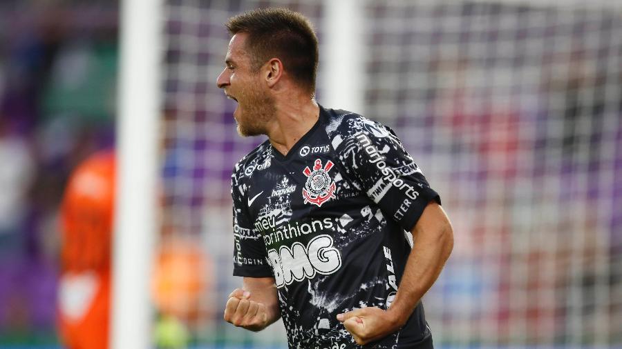 Ramiro celebra gol pelo Corinthians contra o Atlético Nacional, em jogo da Florida Cup - Rafael Ribeiro/Florida Cup