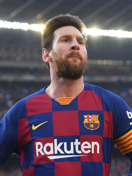Messi comemora gol contra o Eibar no Campeonato Espanhol - JOSEP LAGO/AFP