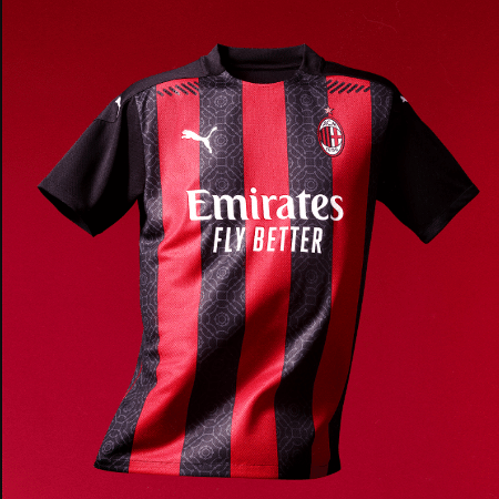 Milan divulga nova camisa para temporada 2020/21 - Divulgação