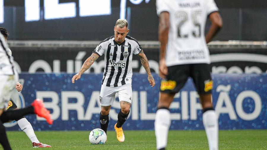 Vargas fez sua estreia com a camisa do Galo e ficou feliz com atuação e a vitória alvinegra - Pedro Souza/Atletico-MG