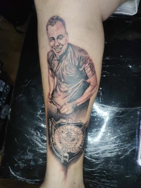Torcedor do Sport faz tatuagem de Jair Ventura - Reprodução/Instagram
