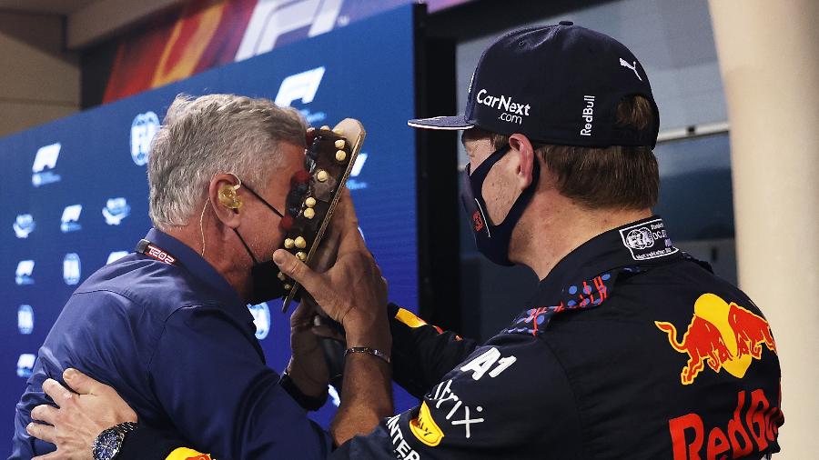 Holandês da Red Bull aprontou para cima de David Coulthard, que completa 50 anos hoje - Lars Baron/Getty Images
