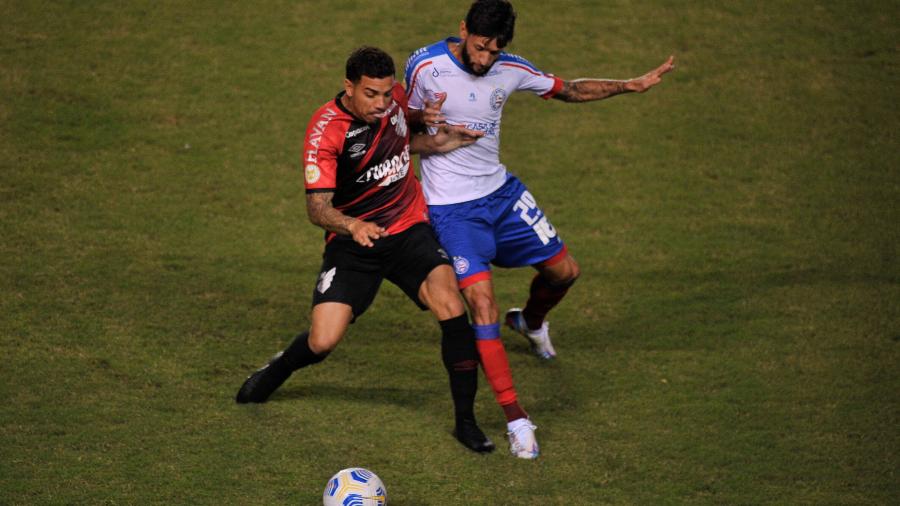 Bahia venceu o Athletico por 2 a 1 no jogo do primeiro turno, em Pituaçu - Jhony Pinho/AGIF